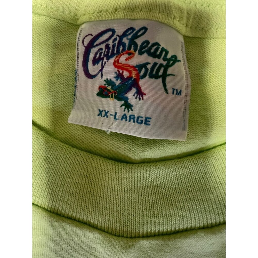 1994 Caribbean Soul No Plane on Sunday tee XXL St. Somewhere Embroidery, Parrot - Picture 3 of 7
